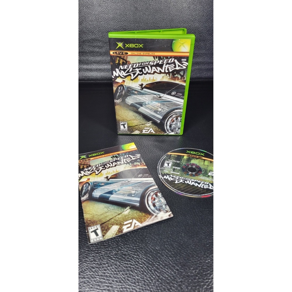 Need for Speed Most Wanted Xbox Original 2005 Complete CIB Tested with Manual